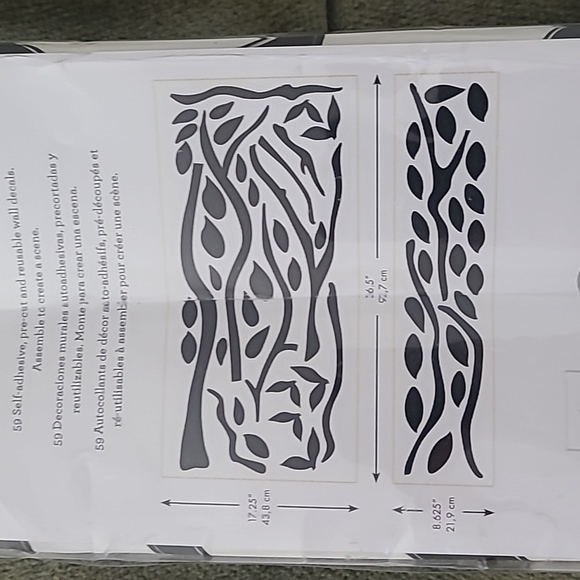 NEW RoomMates Peel & Stick Tree Wall Decals Removable Reusable No Residue - Picture 6 of 8